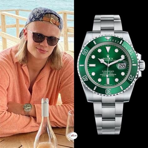 rolex submariner haaland|Watch Expert Reacts to Erling Haaland's INSANE $2M Watch.